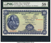 Ireland - Republic (Eire) Central Bank of Ireland 10 Pounds 21.11.1957 Pick 59d PMG Choice About Unc 58 EPQ. 

HID09801242017

© 2020 Heritage Auction...