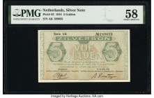 Netherlands Silver Note 5 Gulden 16.10.1944 Pick 63 PMG Choice About Unc 58. 

HID09801242017

© 2020 Heritage Auctions | All Rights Reserved