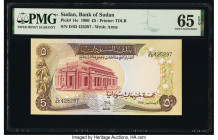 Sudan Bank of Sudan 5 Pounds 1980 Pick 14c PMG Gem Uncirculated 65 EPQ. 

HID09801242017

© 2020 Heritage Auctions | All Rights Reserved