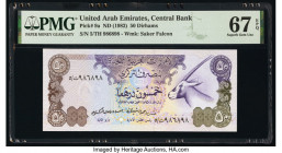United Arab Emirates Central Bank 50 Dirhams ND (1982) Pick 9a PMG Superb Gem Unc 67 EPQ. 

HID09801242017

© 2020 Heritage Auctions | All Rights Rese...