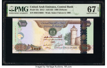 United Arab Emirates Central Bank 1000 Dirhams 2012 / AH1433 Pick 33c PMG Superb Gem Unc 67 EPQ. 

HID09801242017

© 2020 Heritage Auctions | All Righ...