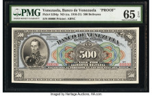 Venezuela Banco de Venezuela 500 Bolivares ND (ca. 1916-21) Pick S294p Proof PMG Gem Uncirculated 65 EPQ. 

HID09801242017

© 2020 Heritage Auctions |...