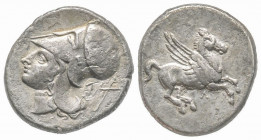Akarnania, Leukas, Stater, 435 BC, AG 8.10 g.
Ref: Sear 2278 - Good VF