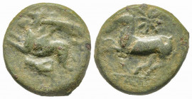 Sicily, Alaisa, 340 BC, AE 8.10 g.
Ref: Sear 1048 - Fine