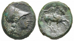 Sicily, Syracuse, Agathokles, 317-289 BC, AE 3.98 g.
Ref: Calciati 116 - Fine