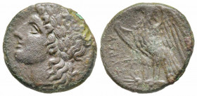 Sicily, Syracuse, Hiketas, 288-279 BC, AE 5.99 g.
Ref: Sear 1211 - Fine