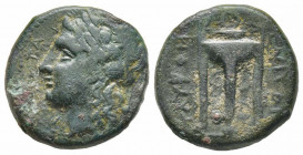 Sicily, Tauromenion, 279-276 BC, AE 5.84 g.
Sear 1300 - Fine