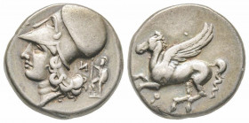 Corinthia, Corinth, Stater, 375-300 BC, AG 8.53 g.
Ref: Pesasi 376 - EF