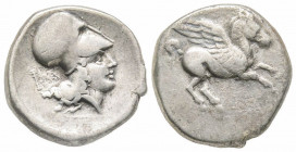 Corinthia, Corinth, Stater, 375-300 BC, AG 8.39.
Ref: SNG Copenhagen 39 - Near VF
