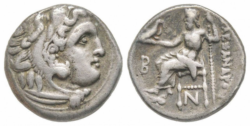Macedonia, Alexander III The Great, Drachm, 336-323 BC, AG 4.09 g.
Ref: Muller 1...