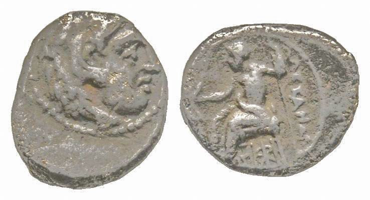 Macedonia, Alexander III The Great, Obol, 336-323 BC, AG 0.7 g.
Ref: Müller 676 ...