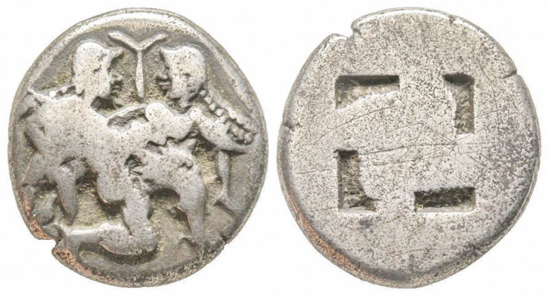 Thrace, Thasos, Stater, 510-490 BC, AG 9.03 g.
Ref: Sear 1357 - Fine