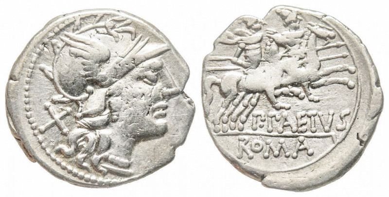 Roman Republic, P. Aelius Paetus, Rome, 138 BC, Denarius, AG 3.72 g.
Ref: Crawfo...
