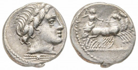 Roman Republic, gilius, Ogulnius, and Vergilius, Rome, 86 BC, Denarius, AG 4.08 g. Ref: Crawford 350a/2 - Near EF