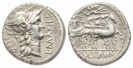 Roman Republic, L. Sulla and L. Manlius Torquatus, Rome, 82 BC, Denarius, AG 3.90 g. Ref: Crawford 367/5 - VF