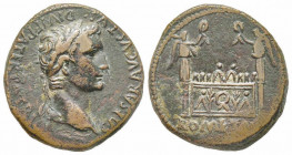 Augustus 27 BC- 14 AD, As, Lugdunum, 10-7 BC, AE 11.20 g. 
Ref: RIC 230; C. 300 - VF