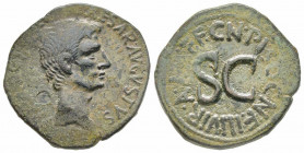 Augustus 27 BC- 14 AD, As, Rome, 15 BC, AE 11.25 g. 
Ref: RIC 382 - Fine