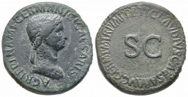Agrippina Senior, Sestertius, Rome, AD 50-54, AE 28.20 g. 
Ref: RIC 102 (Claudius) - Near VF, Rare