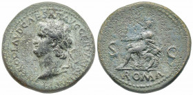 Nero 54-68, Sestertius, Rome , AD 65, AE 26.74 g.
Ref: RIC 273 - Near VF, Rare
