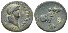 Nero 54-68, As, Rome, 66 AD, AE 10.8 g. 
Ref: RIC I 351, C. 298 - Near VF