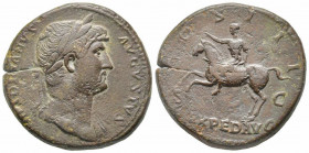 Hadrian 117-138, Sestertius, Rome, AD 125-128, AE 28.90 g.
Ref: RIC 644, C 591 - Near VF, Rare