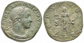 Severus Alexander 222 - 235 , Sestertius, Rome, AD 231-235, AE 20.45 g. 
Ref: RIC 648, C. 547 - Near VF