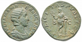 Julia Mamaea, Sesterius, AD 230, AE 21.75 g. 
Ref: RIC 676 (Severus Alexander) - VF, Pleasant green patina