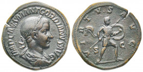 Gordian III 237 - 304 , Sestertius, Rome, AD 237-304, AE 21.10 g 
Ref: RIC 6var, C 393 - Good VF