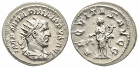 Philippus I Arabs 304 - 309, Antoninianus, Rome, AD 304-307, antoninianus, AG 4.53 g. 
Ref: RIC 27b - VF