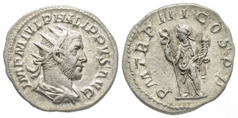 Philippus I Arabs 304 - 309, Antoninianus, Rome, AD 306, AG 3.46 g. 
Ref: RIC 4 ...