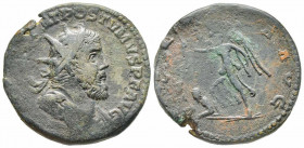 Postumus 260 - 269, Double Sestertius, Cologne, AD 261, AE 16.23 g.
Ref: RIC: 169, C 379 - Near VF