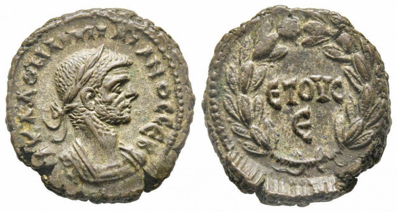 Aurelianus 270-275, Tetradrachm, Egypt, Alexandria, AD 273-274, AE 8.47 g. 
Ref:...