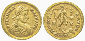 Honorius 393-423, Solidus, Ravenna, AD 402-406, AU 4.44 g.
Ref: RIC X 1287, Ranieri 12, Depeyrot 7/1 - Near EF, Rare