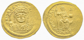 Iustinus II 565-578, Solidus, Constantinople, AD 565-578, AU 4.47 g.
Ref: Sear 344 - Good VF