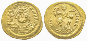 Iustinus II, Solidus, Constantinople, AD 565-578, AU 4.35 g.
Ref: Sear 345, DOC 4e - Near VF