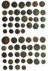 HISPANIA ANTIGUA. Lote de 31 monedas de Hispania antigua: Acci (4), Carthago Nova (1), Carteia (3), Corduba (3), Italica (4), Colonia Patricia (6), Co...
