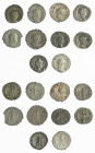 IMPERIO ROMANO. Lote de 10 antoninianos: Herenia Etruscila, Póstumo (3), Caracalla, Volusiano (2), Claudio II, Trajano Decio y Valeriano. Con P.O. BC+...