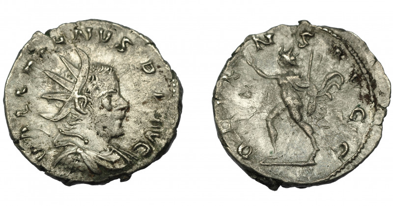 IMPERIO ROMANO. VALERIANO I. Antoniniano. Colonia (257-259). R/ Sol avanzando a ...