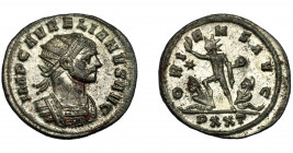 IMPERIO ROMANO. AURELIANO. Antoniniano. Ticinum (270-275). R/ Sol a izq. entre dos cautivos; ORIENS AVG, exergo PXXT. VE 3,82 g. 12,4 mm. RIC-151. R.P...