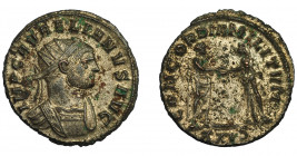 IMPERIO ROMANO. AURELIANO. Antoniniano. Siscia (270-275). R/ Aureliano dando la mano a Concordia; CONCORDIA MILITVM, exergo XXIS. VE 3,34 g. 21,6 mm. ...