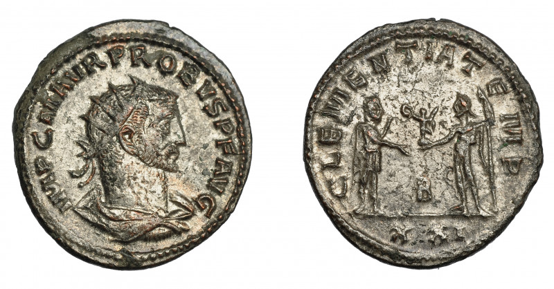 IMPERIO ROMANO. PROBO. Antoniniano. Antioquía (276-282). R/ Probo con cetro a de...