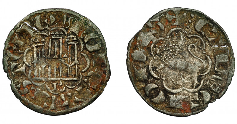 REINOS DE CASTILLA Y LEÓN. ALFONSO X. Novén-dinero seisén. Burgos. VE 0,70 g. 18...