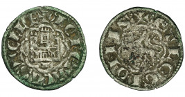 REINOS DE CASTILLA Y LEÓN. ALFONSO X. Novén-dinero seisén. Cuenca. Ve 0,68 g. 18,3 mm. III-266.1. BMM-397. MBC/MBC-.