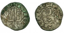 REINOS DE CASTILLA Y LEÓN. ALFONSO X. Novén-dinero seisén. Murcia, marca H. VE 0,63 g. 17,8 mm. III-268.1. BMM-399. Leves oxidaciones. MBC-.