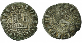 REINOS DE CASTILLA Y LEÓN. ALFONSO X. Novén-dinero seisén. Toledo. Ve 0,80 g. 17,8 mm. III-271. BMM-401. MBC.