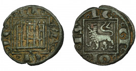 REINOS DE CASTILLA Y LEÓN. ALFONSO X. Óbolo-meaja. Cuenca. VE 0,44 g. 13,9 mm. III-283. BMM-412. MBC.