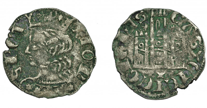 REINOS DE CASTILLA Y LEÓN. ALFONSO XI. Cornado. Cuenca. *-*/ cuenco. VE 0,71 g. ...