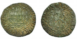 REINOS DE CASTILLA Y LEÓN. JUAN II. Blanca. Coruña. Venera moderna. VE 1,64 g. 22,2 mm. III-626. BMM-813. MBC/BC+.