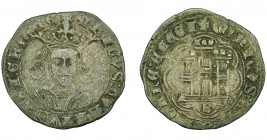REINOS DE CASTILLA Y LEÓN. ENRIQUE IV. Cuartillo. Burgos. VE 3,32 g. 26,7 mm. III-739. BMM-1000. MBC-.