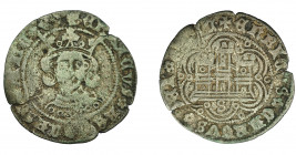REINOS DE CASTILLA Y LEÓN. ENRIQUE IV. Cuartillo. Sevilla. VE 2,65 g. 26,1 mm. III-755. BMM-1023. Grieta. BC+.